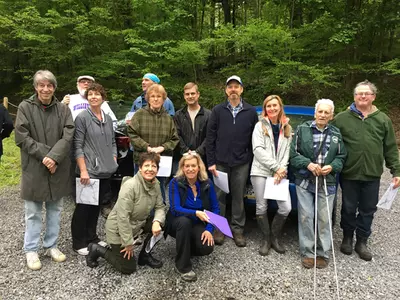 historical hike group photo